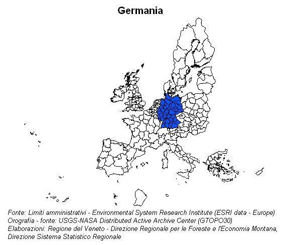 Rapporto Statistico 2006 - Germania - Cartina