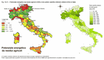 Potenziale energetico da residui agricoli (GWh) e loro potere calorifico inferiore (milioni di MJ) in Italia