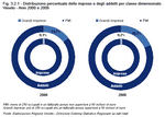 Distribuzione percentuale delle imprese e degli addetti per classe dimensionale. Veneto - Anni 2000 e 2008