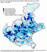 The value of mechanical-industry exports by municipality. Veneto - Year 2006