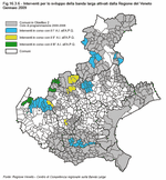 Projects for the development of broadband set up by Regione Veneto - January 2009