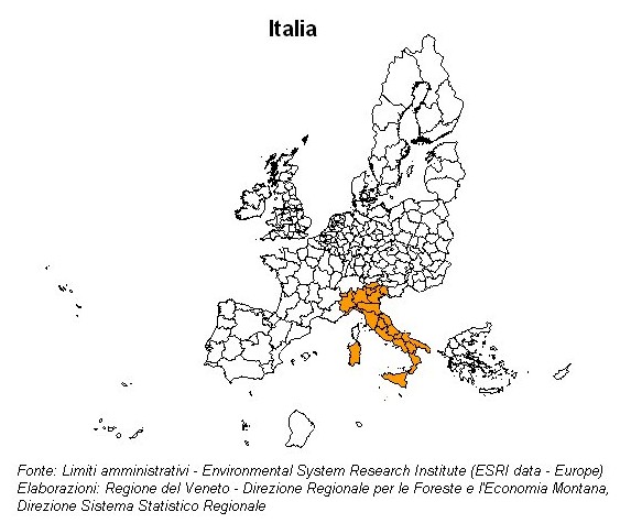 Rapporto Statistico 2006 - Italia - Cartina