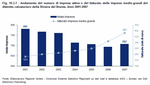 Andamento del numero di imprese attive e del fatturato delle imprese medio-grandi del distretto calzaturiero della riviera del Brenta - Anni 2001:2007